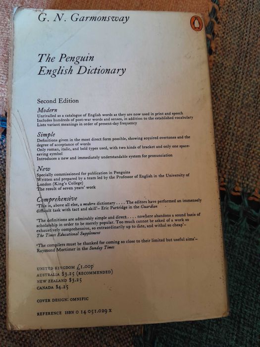 English dictionary