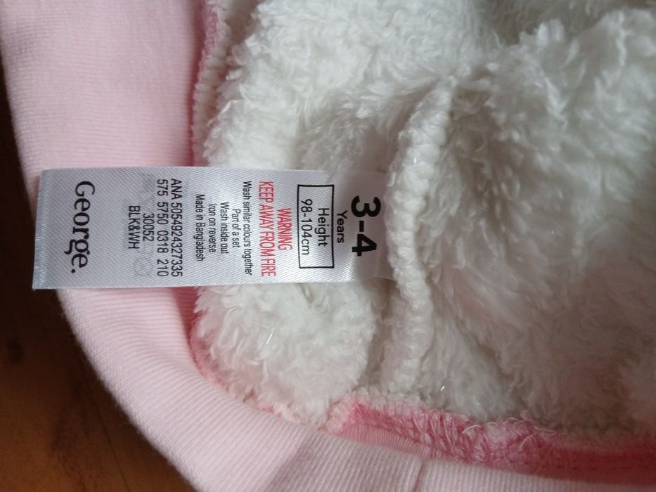 Ciepła bluza r98-104 George.