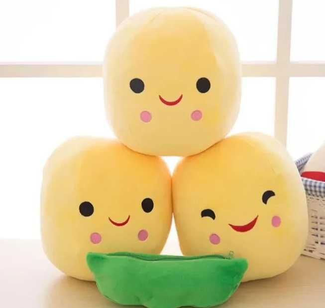 Novo Ervilha Fofa Peluche Para Crianças