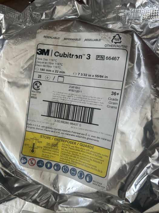 Cubitron 3 fibry 1187c 36+ 180 mm w alu