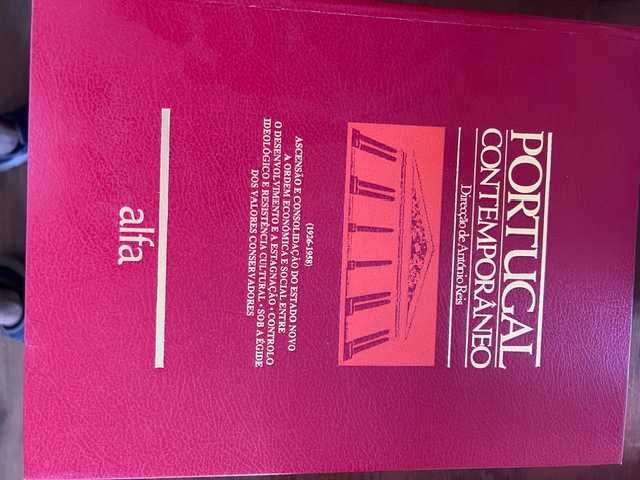 Coleção Completa "Portugal Contemporâneo" – 6 Volumes (Ed. Alfa) coord. António Reis