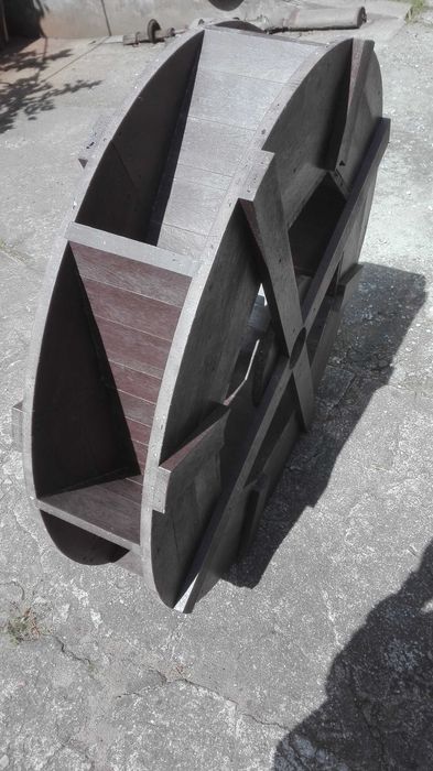 Koło Młyńskie 120 cm Ozdoba do ogrodu