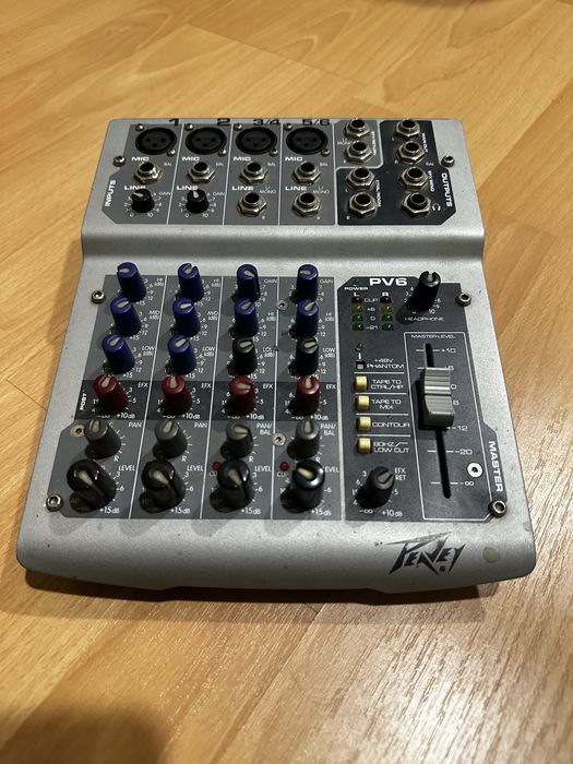 Peavey PV6 — компактний мікшерний пульт