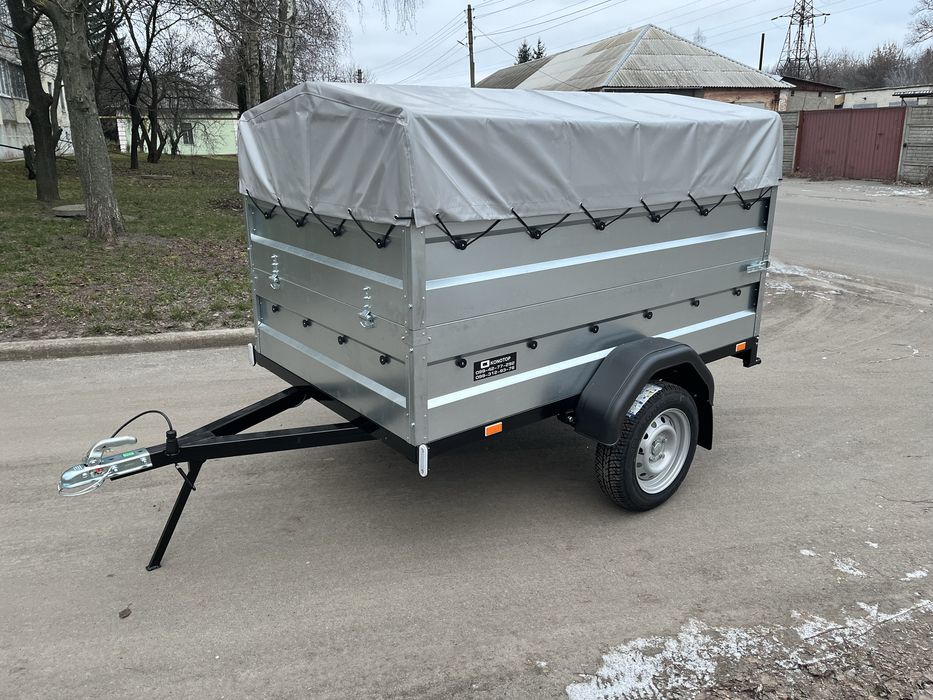 Причіп розміром 2.08 м Х 1.31 м Х 80 см