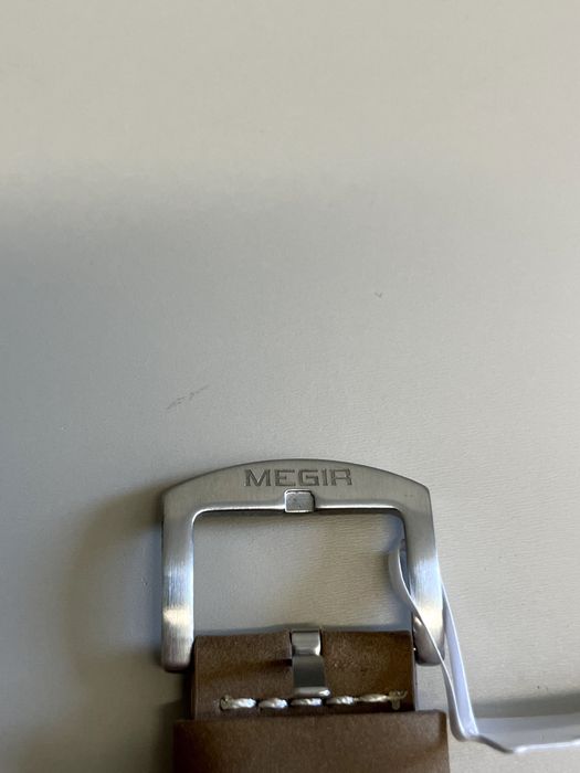 Nowy zegarek męski MEGIR Chronograph Bębnowy (2870)