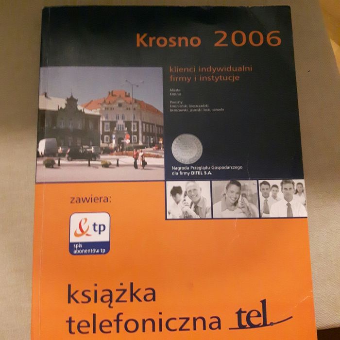 Książka telefoniczna Krosno i powiaty z roku 2006.