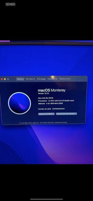 Mac mini 2014 intel core i5