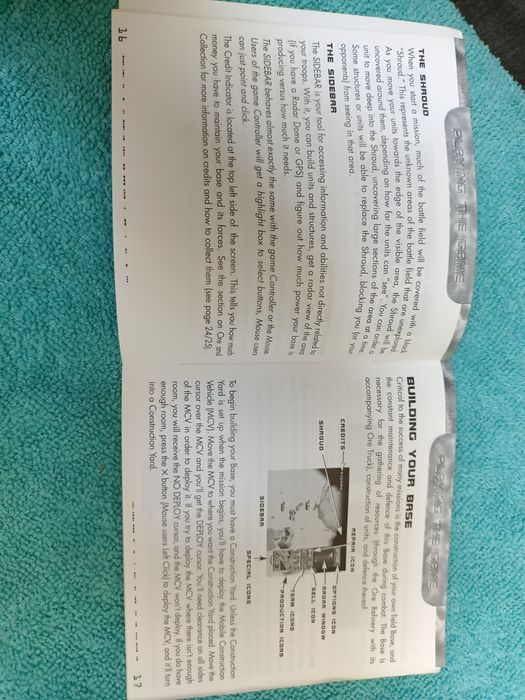 Ps1 Command Conquer Książeczka Manual Angielski