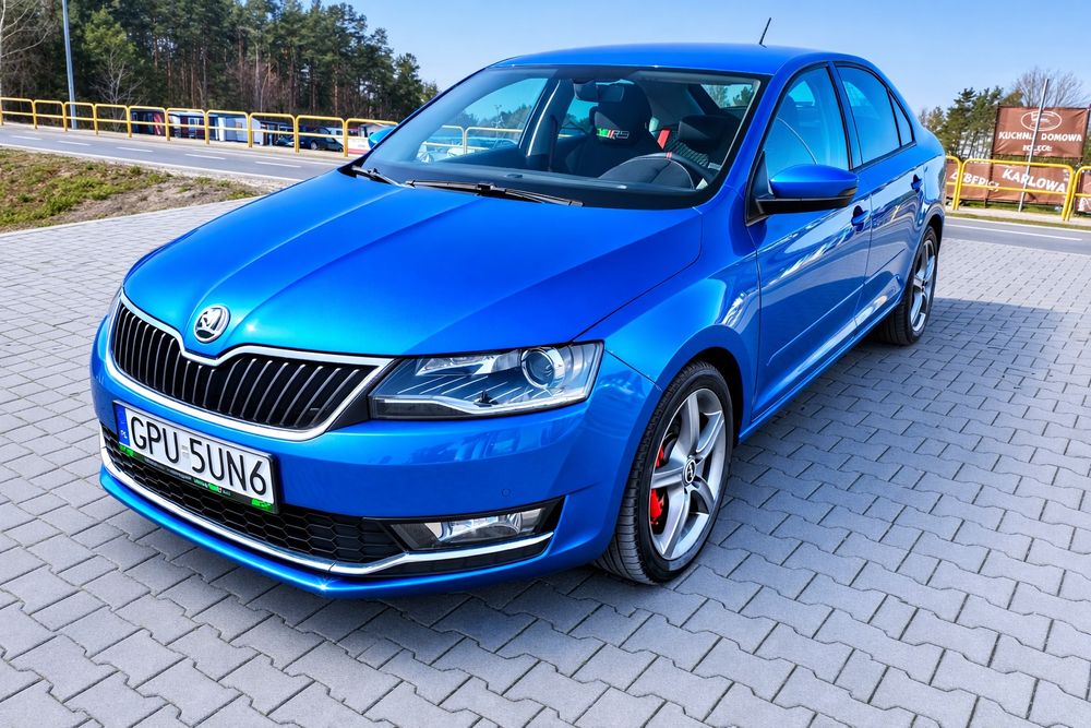 Skoda Rapid 1.6 TDI 105KM • LED  Bogata wersja  155 tys km  Sedan