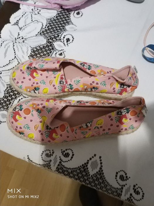 Espadryle dziewczęce 38. Disney.