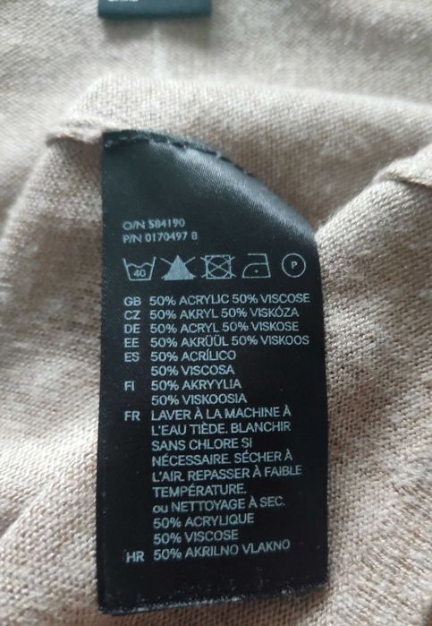 cienki sweterek bluzka H&M r.S/M