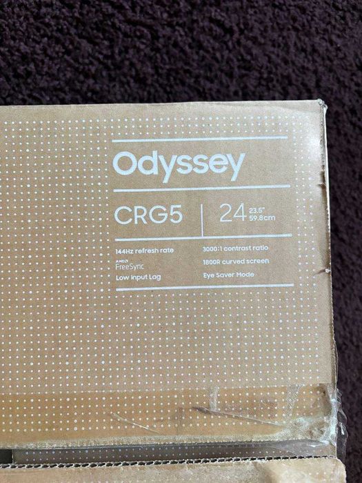 Монітор ігровий 144гц вигнутий 24" SAMSUNG Gaming CRG5