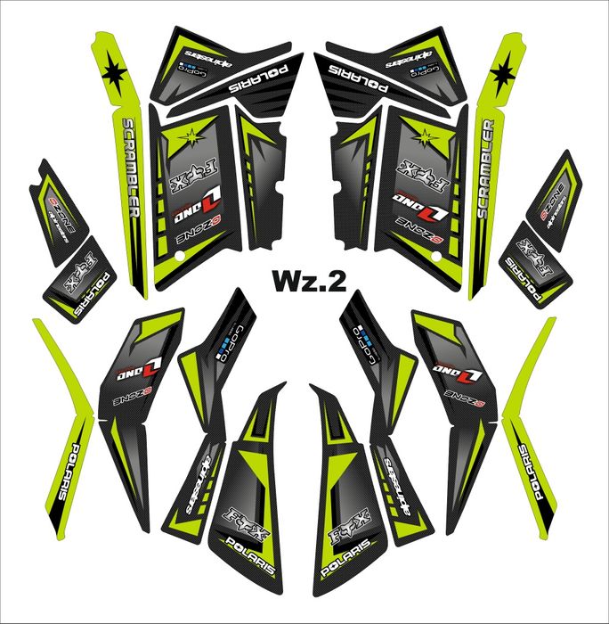 Naklejki Polaris scrambler XP1000 XP850