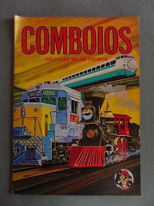 Caderneta de cromos vazia Comboios - Pastilhas Pirata