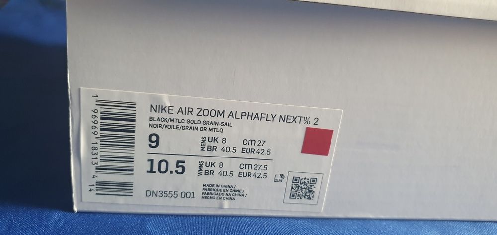 Ténis 42,5 - Nike Alphafly Next 2 (Nunca Usados)
Sapatilhas de competi