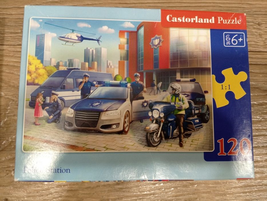 Пазли Castorland 120 шт. Поліцейський патруль або Автомайстерня