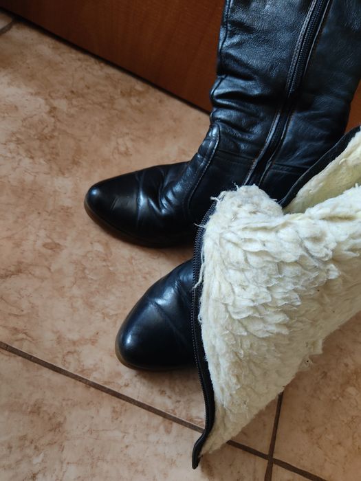 Жіноче взуття, шкіряні чоботи жіночі зимові, весна-осінь,черевички