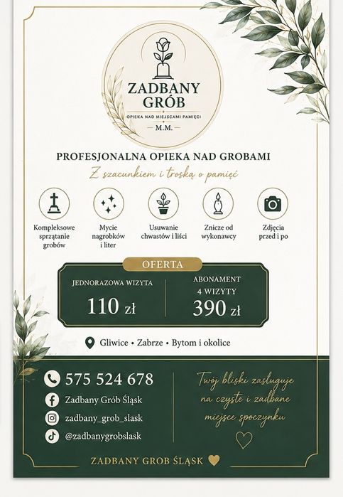 sprzątanie grobów
