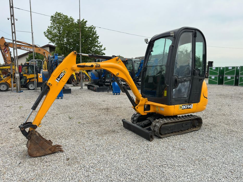 JCB 8014 Mini koparka z 2007 roku Waga 1500kg długie ramie Leasing Transport Okazja !!!