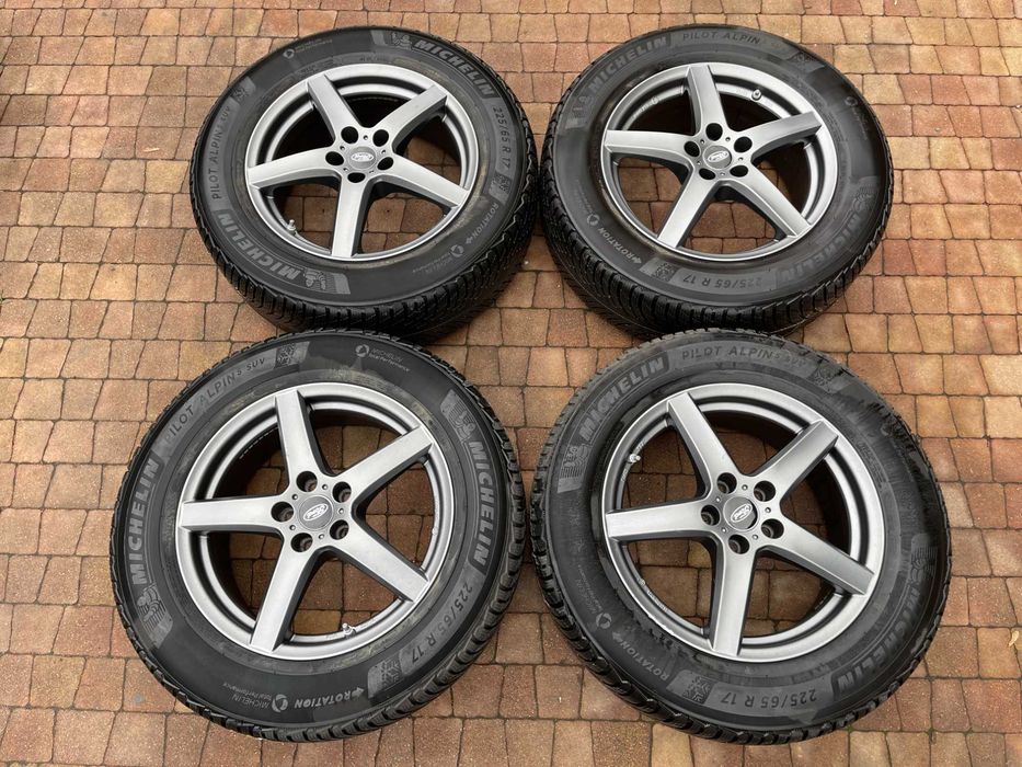 4043. Alufelgi 17" koła zimowe Ford Kuga III 5x108 ET50 czujniki 225/65/17 Continental 2024r