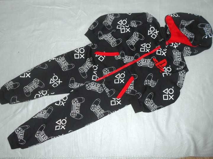 Play Station kombinezon dresowy kaptur 116 cm #110