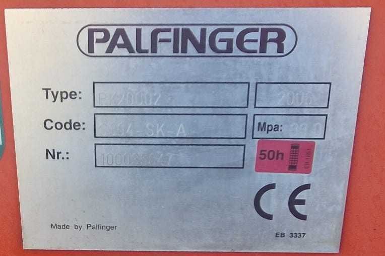 Gruas Palfinger PK20002, Palfinger PK26002, Hiab 211 E4
