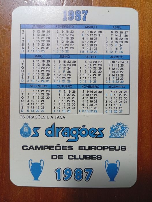 Coleções completas de calendários do F.C. do Porto