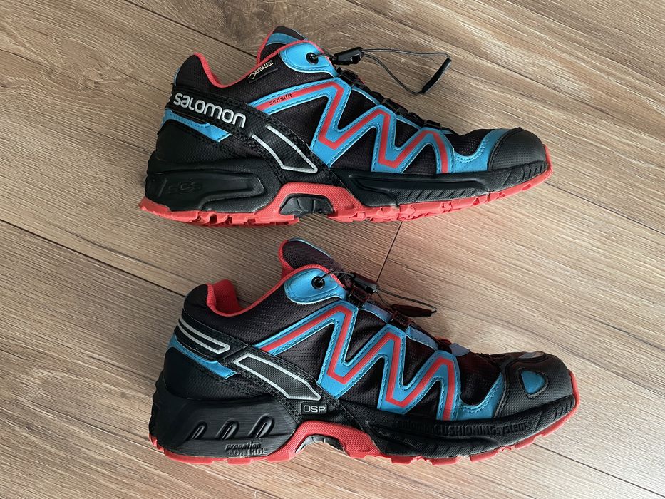Buty do biegania Salomon Voltara GTX Autobhan Boss Blue Papaya r. 40