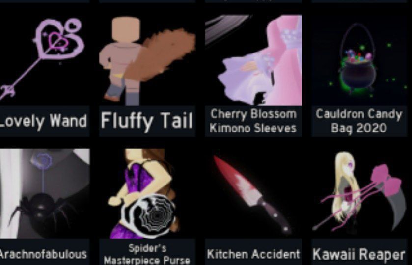 Роблокс вещи в Royal high