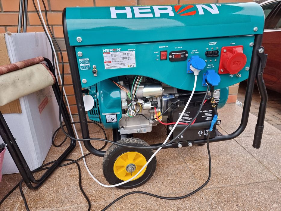 Генератор Heron 5.5 kw бензин/газ