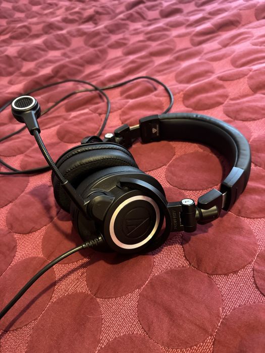 Sluchawki gamingowe z mikrofonem Audietechnica ATH-M50xSTS StreamSet USB