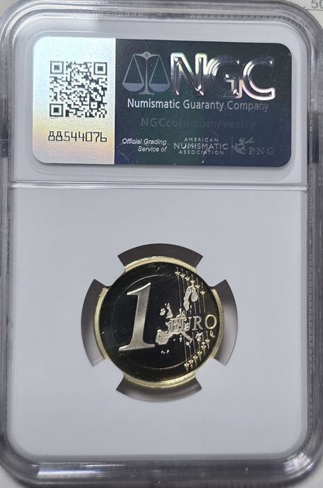 1 euro 2002 PF 68