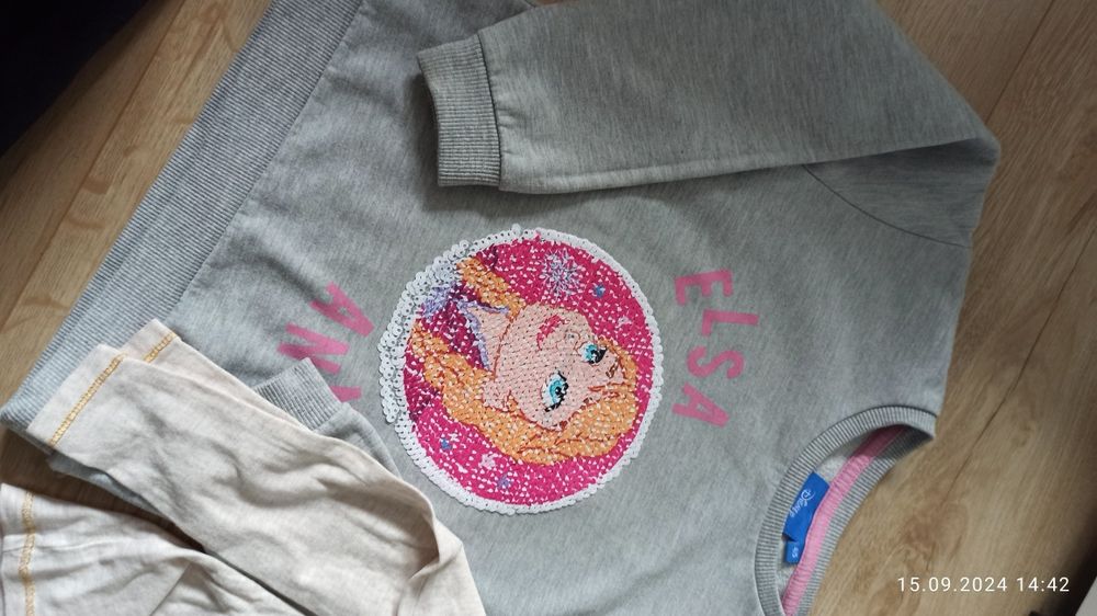 6 sztuk bluzy bluzki dziewczynka 110/116
