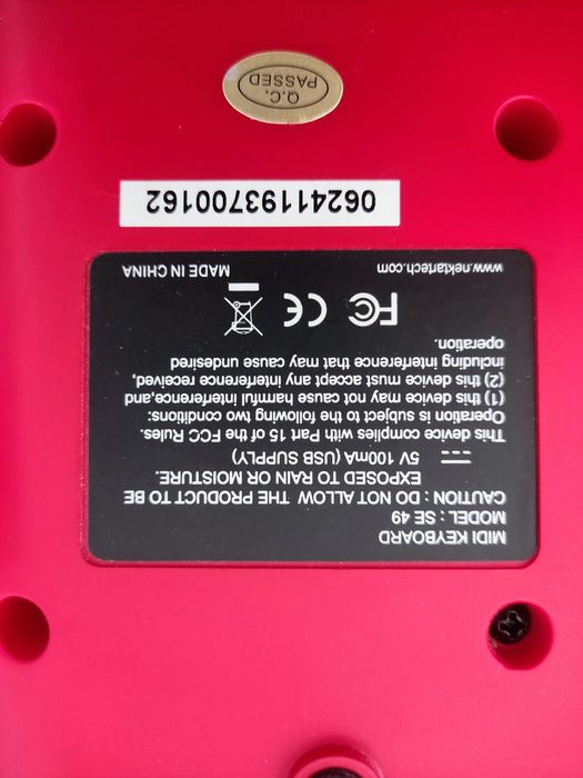 Teclado MIDI Nektar SE49