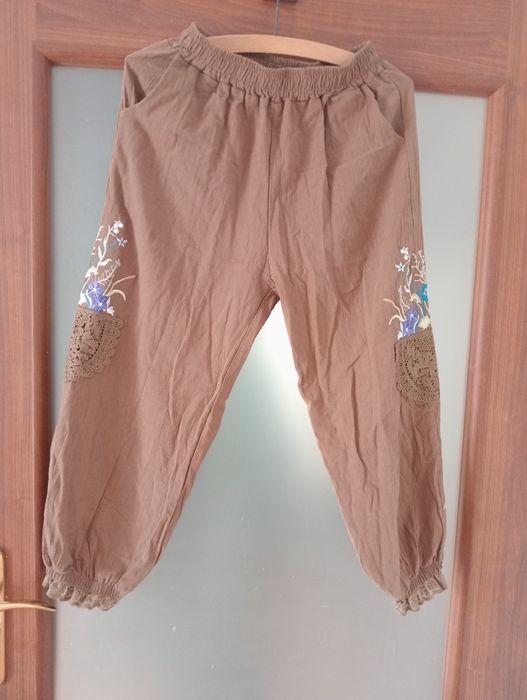 Spodnie r. M, chinosy, haremki