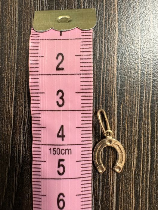 Золотой кулон Подкова СССР 583 проба б/у