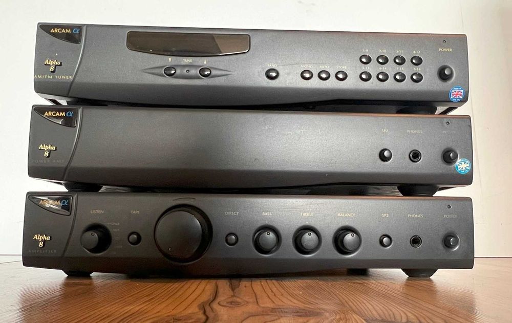 Zestaw Hi-Fi Arcam Alpha 8 – Tuner, Wzmacniacz, Końcówka mocy