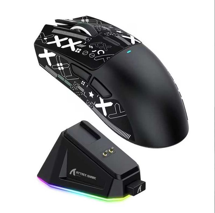 Attack shark X11 Бездротова ігрова миша 3 режими підключення