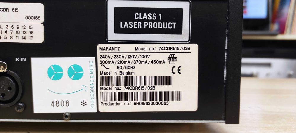 CD програвач Marantz CDR-615 Professional