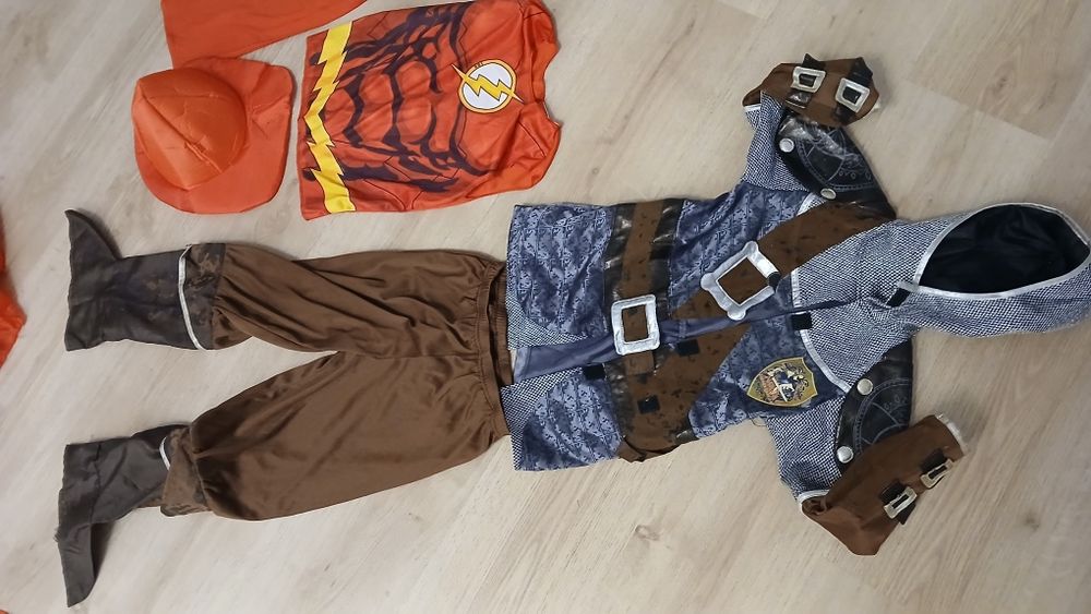 Strój rycerza 110/128 cm i inne stroje cena całość