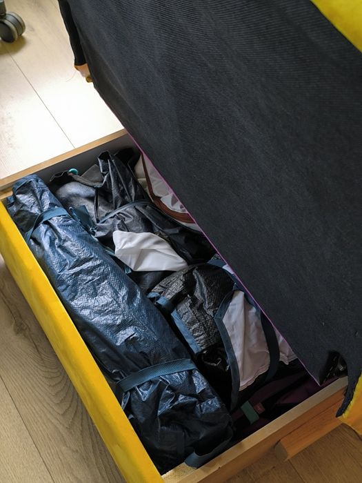 Fotel rozkładany do spania, amerykanka