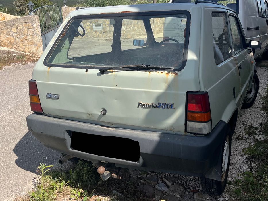 Fiat Panda 750 1986 - não anda, para peças ou restauração
