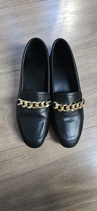 Mokasyny z łańcuchem złotym