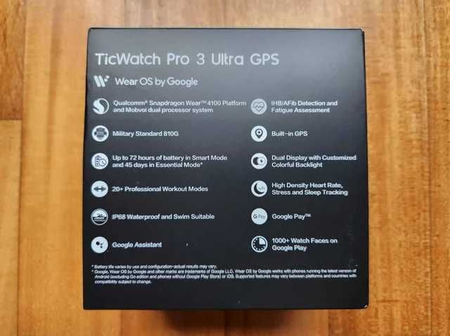 Relógio Inteligente Mobvoi TicWatch Pro 3 Ultra GPS