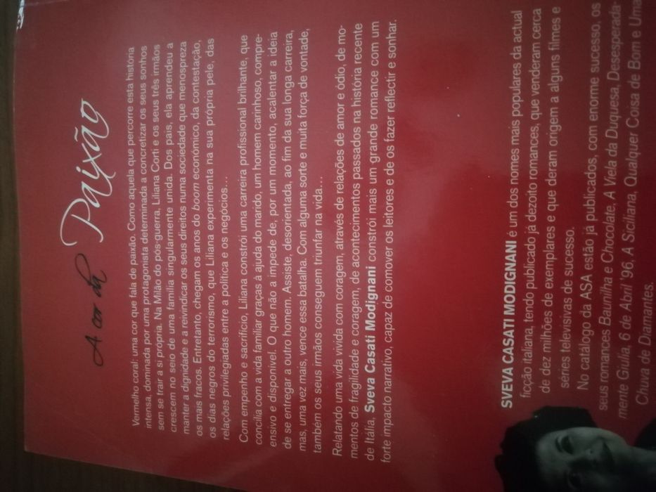 A cor da Paixão de Sveva Casati Modignani