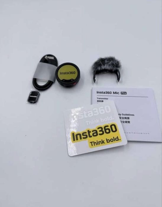 Insta360 Mic Pro Transmitter - mikrofon bezprzewodowy 32-bit Float E-Ink
