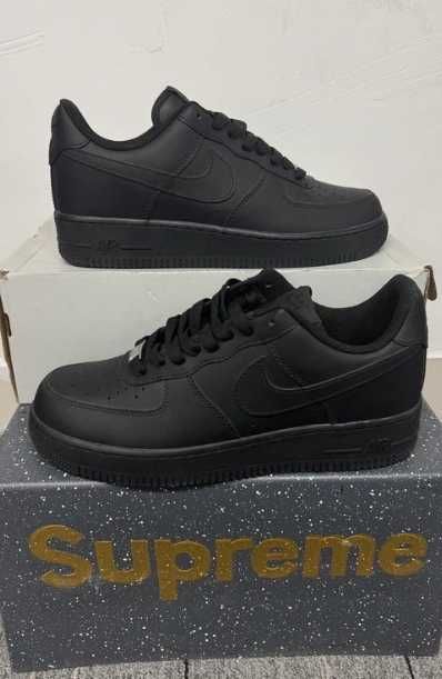 Nike_Air_Force_1_Low_'07_Black męskieTrampki r.40