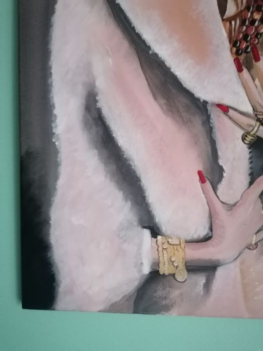 Luxo- Obra de Acrilico em Tela