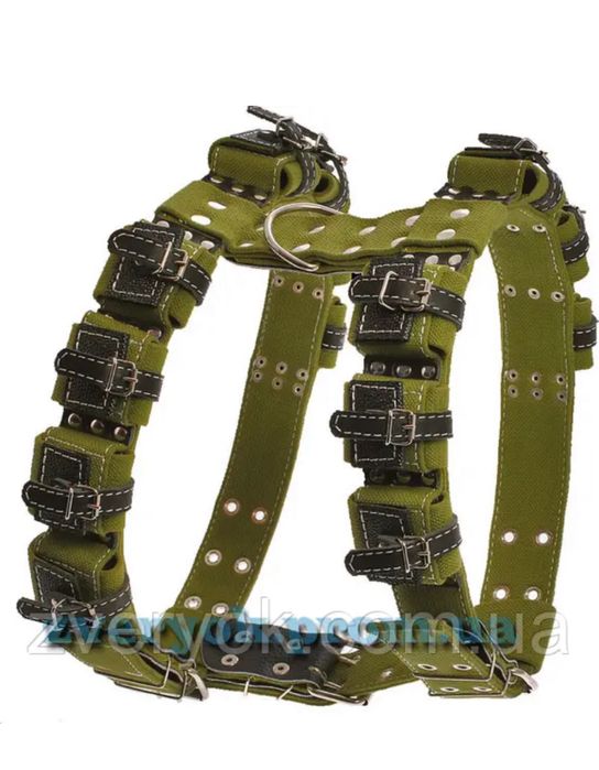 Шлея х\б подвійна з кишенями для обважнювачів  72-90см, 84-106