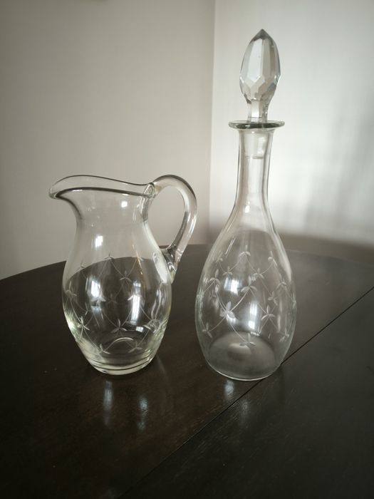 Serviço de copos com jarro e garrafa (26 peças)